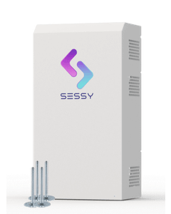 Sessy slimme thuisbatterij 10kWh wit staand